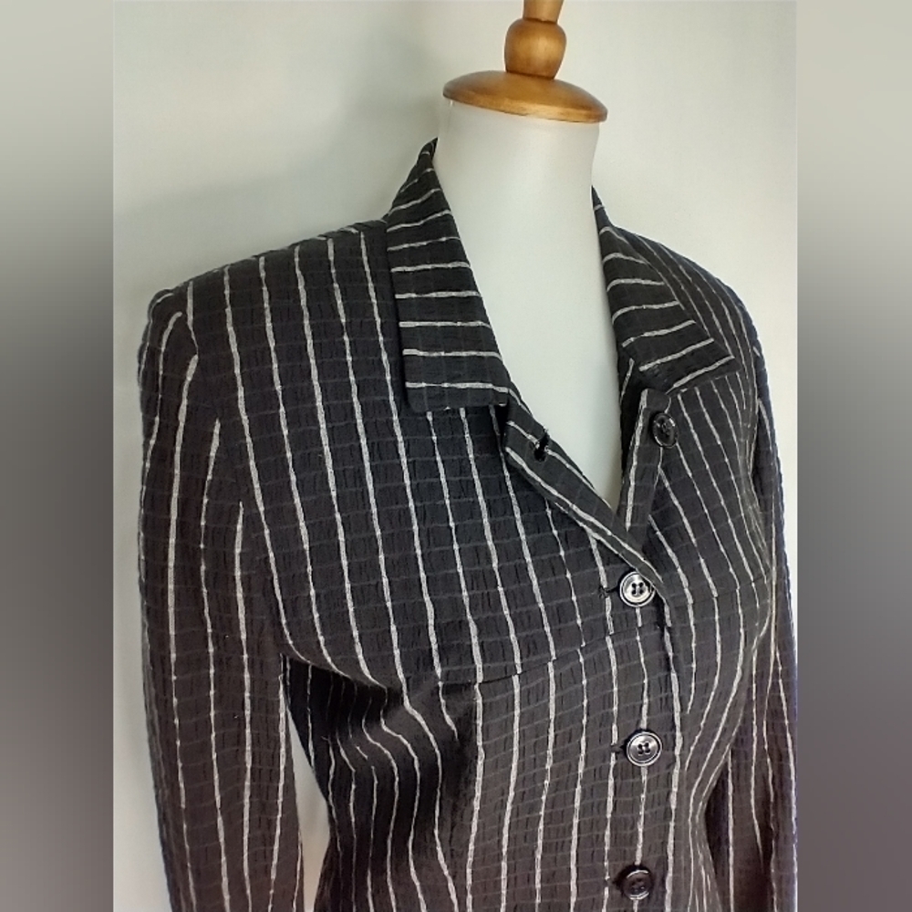 AUGUSTUS PINSTRIPED JACKET - Picture 3 of 7